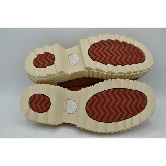 Sorel Women Size 7.5 ONA AVE Sanguine Red Bleached Ceramic Slip On Loafers Shoes - Picture 6 of 12